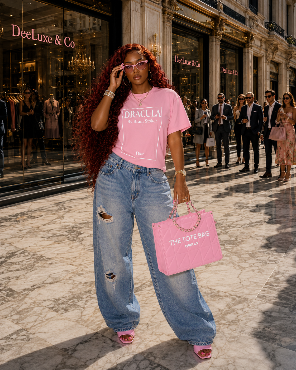 Chinllo Tote Bag for Women — view 3 | DeeLuxe & Co.