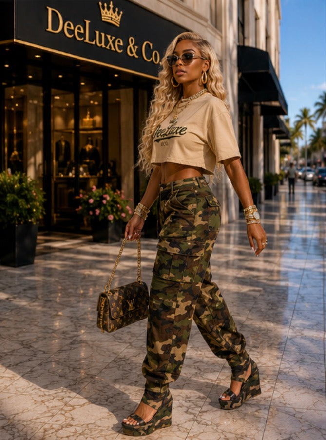 Camo Toe Wedges