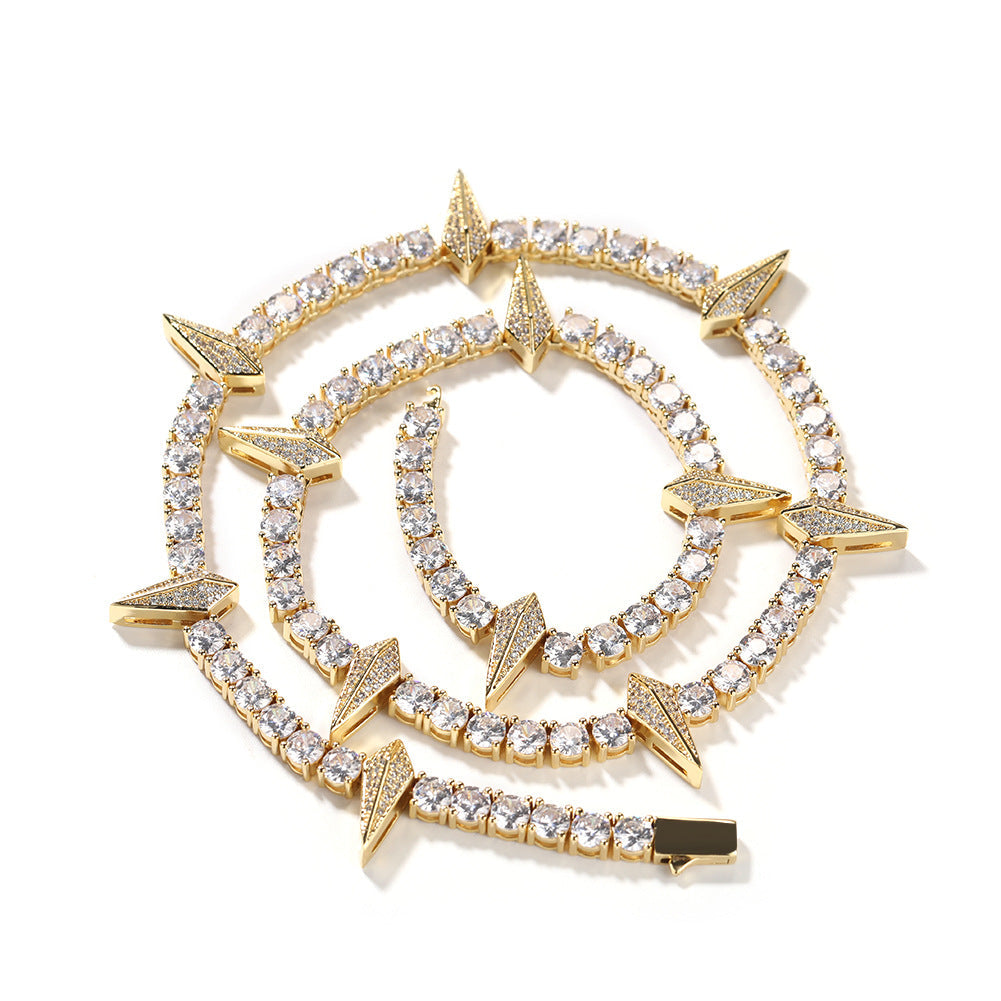 Hip-hop Black Panther zircon tennis chain — view 3 | DeeLuxe & Co.