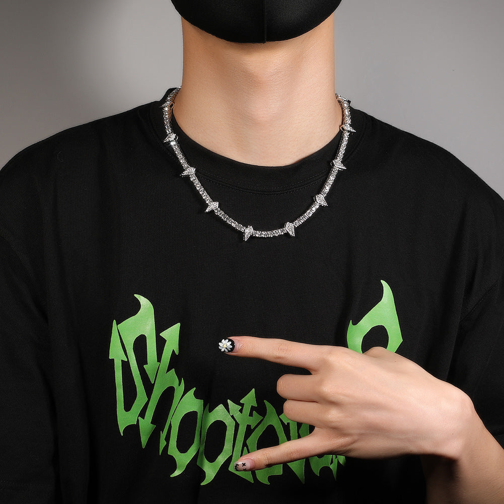 Hip-hop Black Panther zircon tennis chain — view 22 | DeeLuxe & Co.