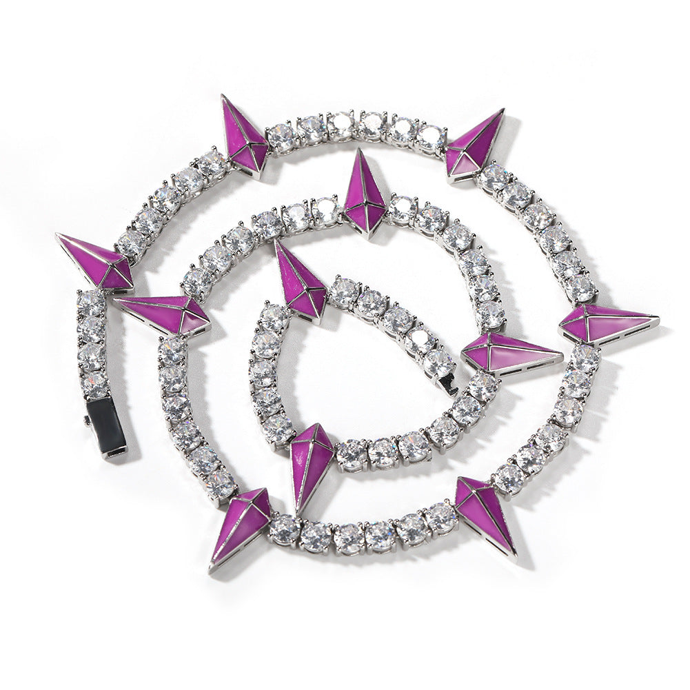 Hip-hop Black Panther zircon tennis chain — view 5 | DeeLuxe & Co.