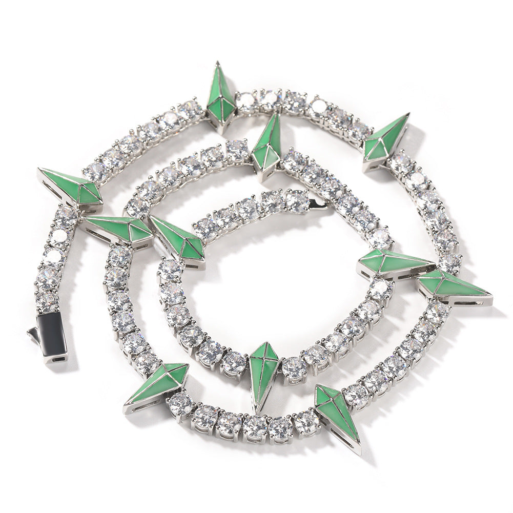Hip-hop Black Panther zircon tennis chain — view 7 | DeeLuxe & Co.