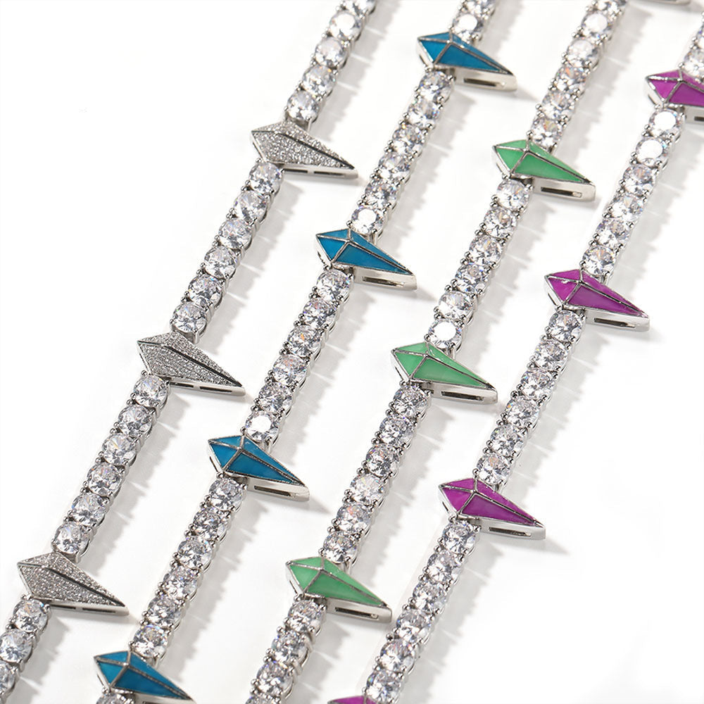 Hip-hop Black Panther zircon tennis chain | DeeLuxe & Co.