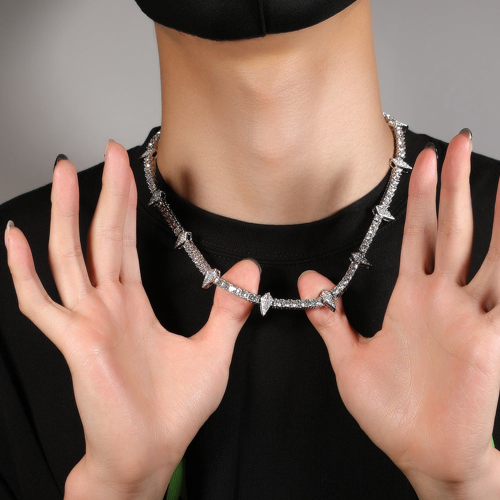 Hip-hop Black Panther zircon tennis chain — view 4 | DeeLuxe & Co.
