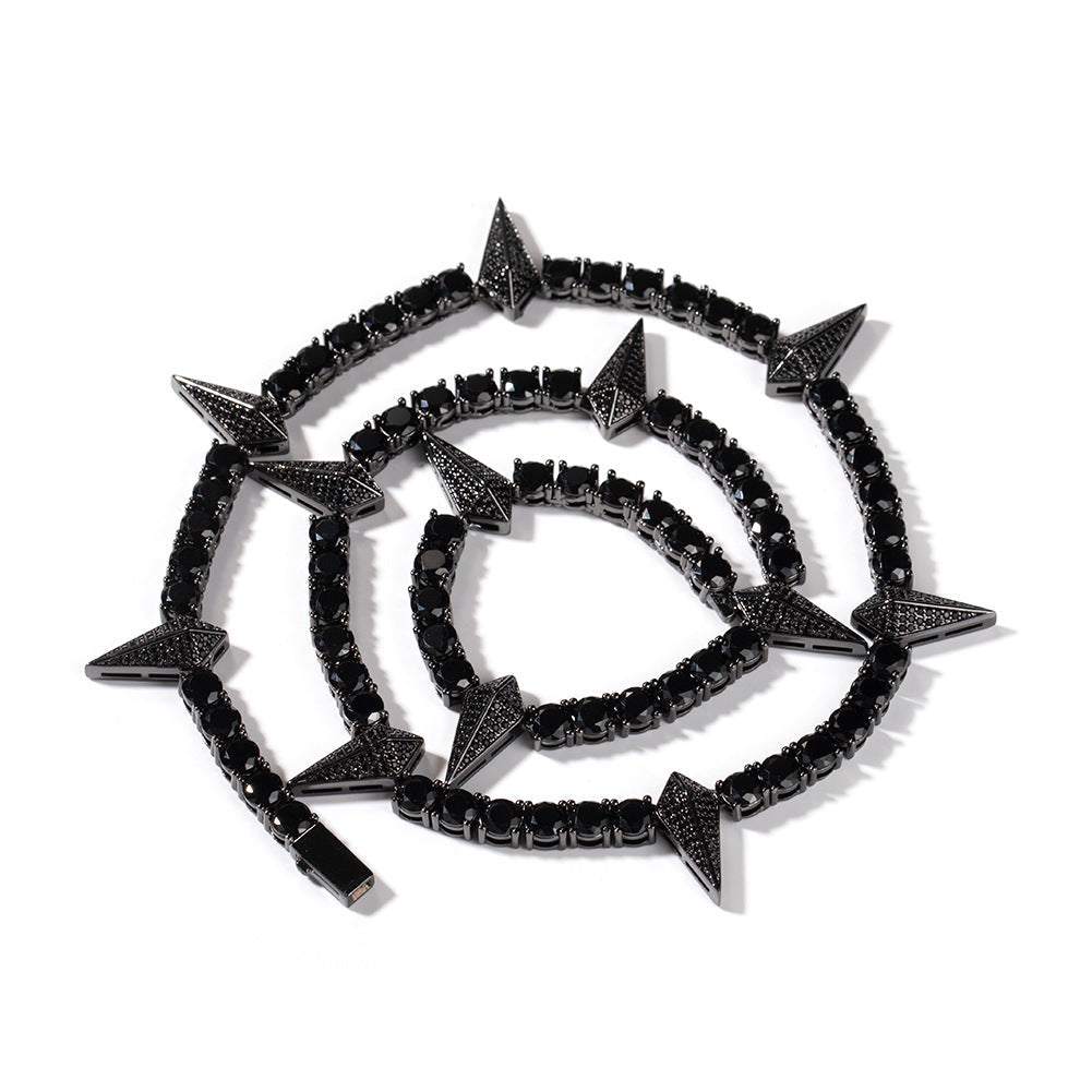 Hip-hop Black Panther zircon tennis chain — view 9 | DeeLuxe & Co.