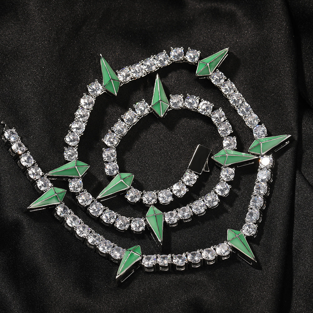 Hip-hop Black Panther zircon tennis chain — view 16 | DeeLuxe & Co.