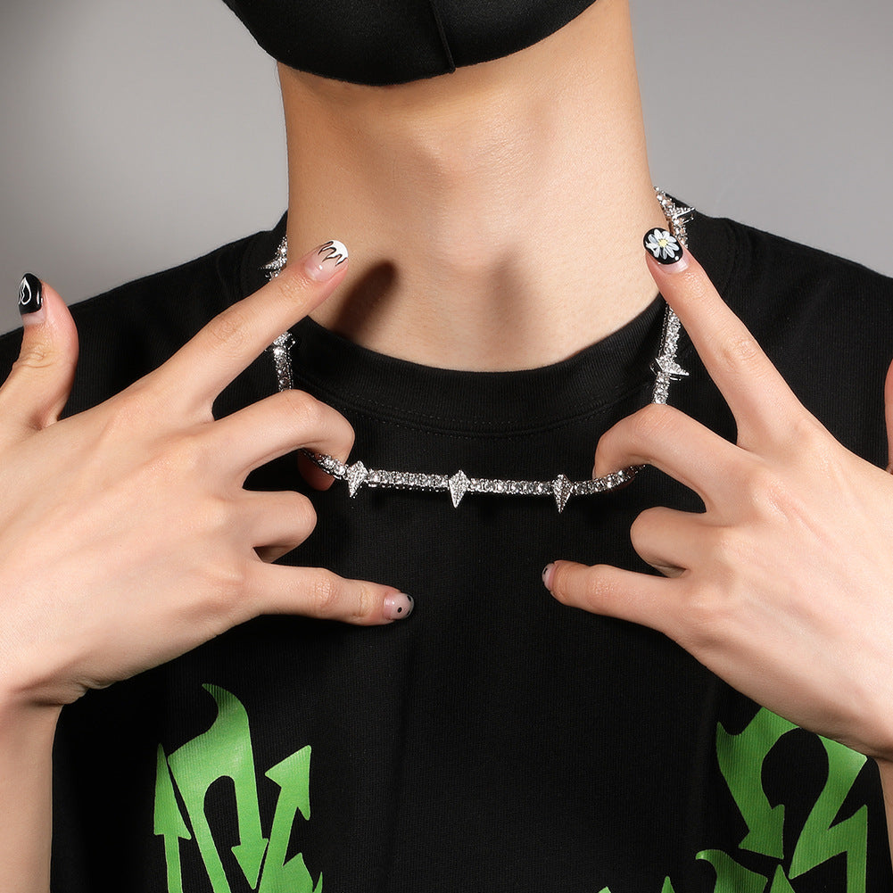 Hip-hop Black Panther zircon tennis chain — view 21 | DeeLuxe & Co.